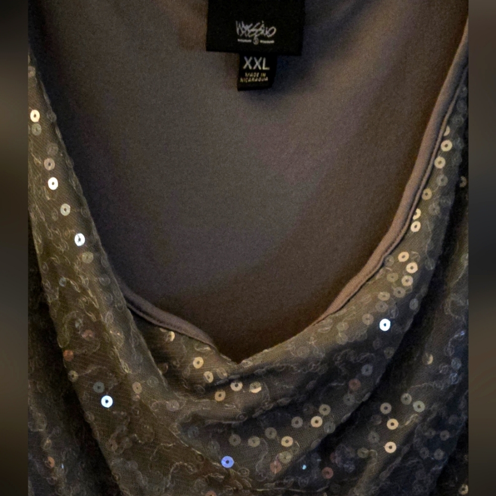 NWT Mossimo Sequin Cowlneck Sz. XXL